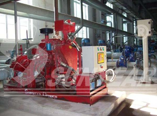 柴油機(jī)消防泵組在鞍鋼現(xiàn)場
