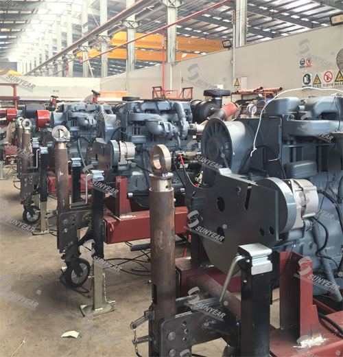 密密麻麻的移動(dòng)泵車(chē)機(jī)組