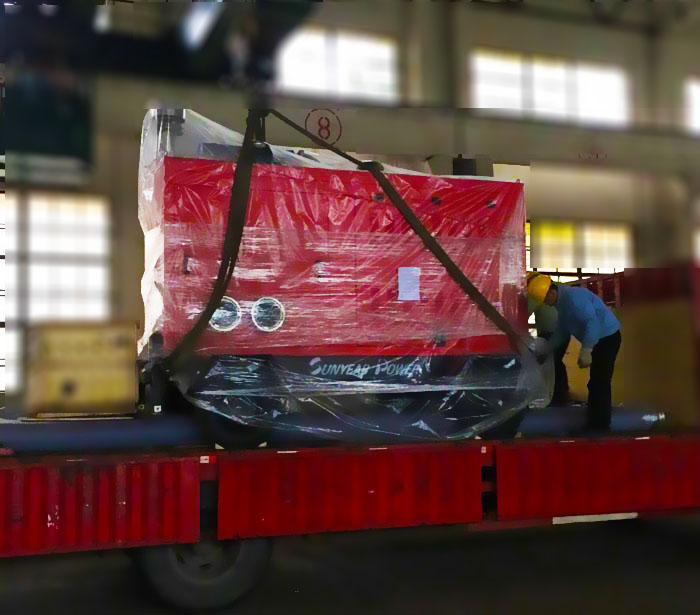 中石化移動(dòng)消防泵站交貨