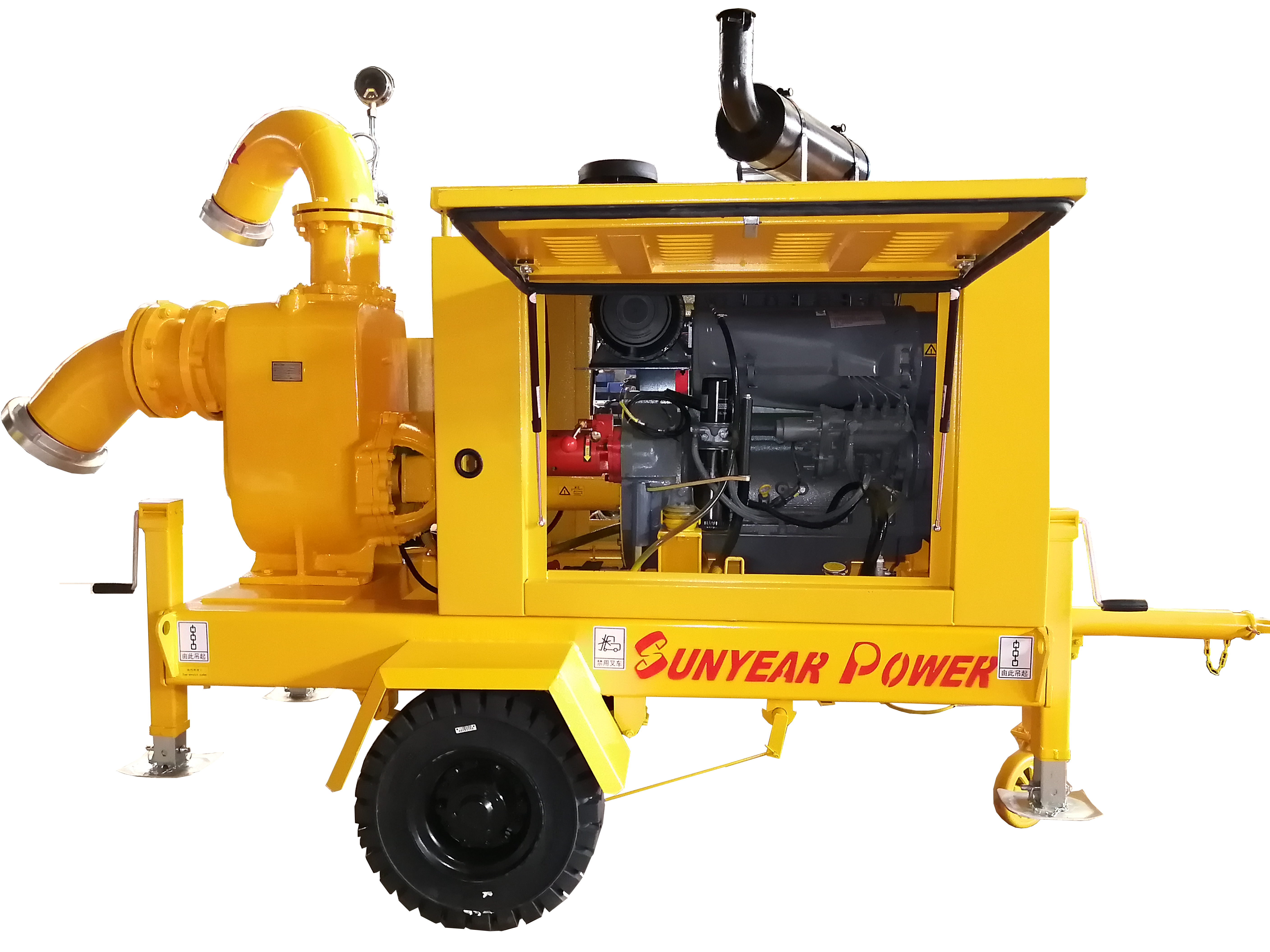 柴油機(jī)移動泵站