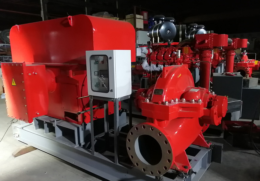 高壓電動機(jī)消防泵組