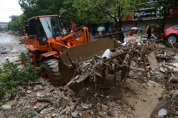 陜西榆林洪災災情依然嚴峻