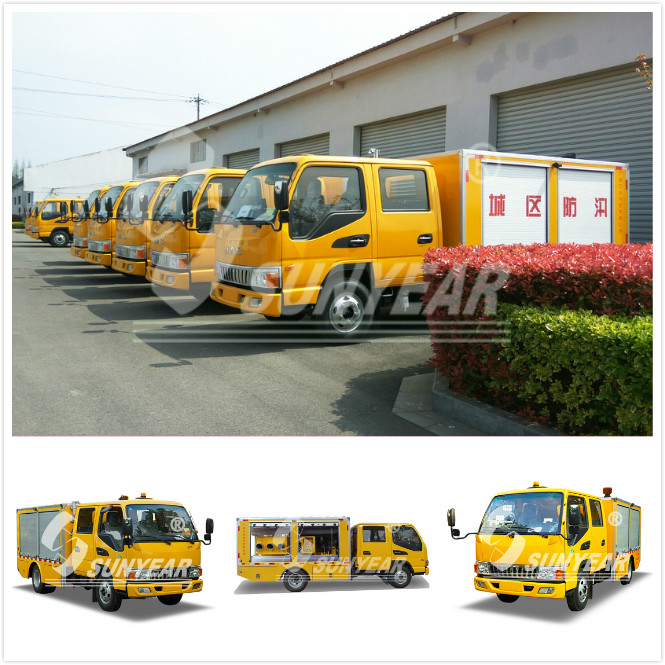 再也不必擔心暴雨積水了，廣州三業(yè)數(shù)十輛自行走移動泵車順利下線