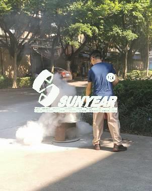 廣州三業(yè)科技有限公司應急消防演習