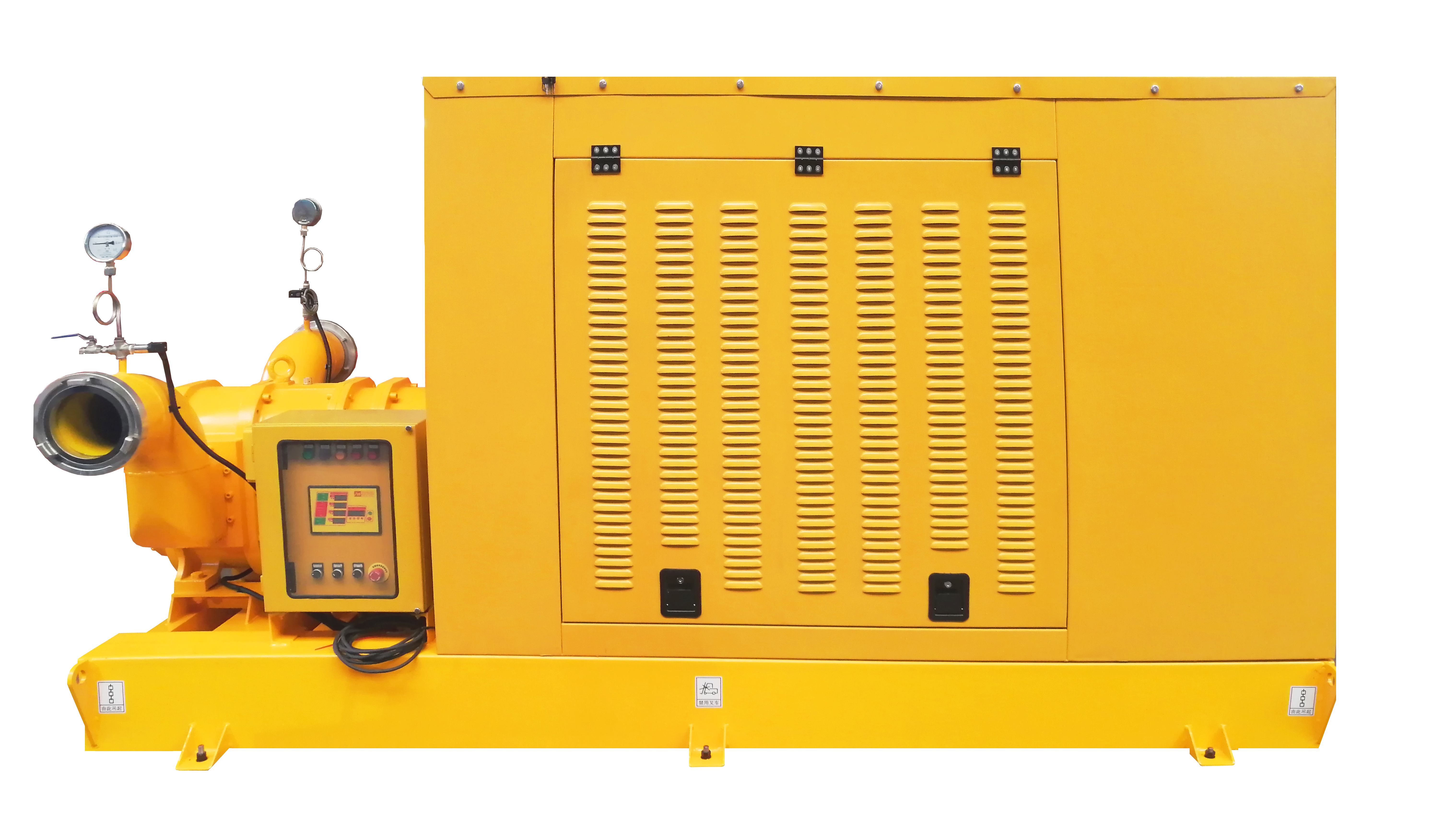 隧道施工用高揚程柴油機(jī)抽水泵站 隧道施工用高揚程柴油機(jī)抽水泵站