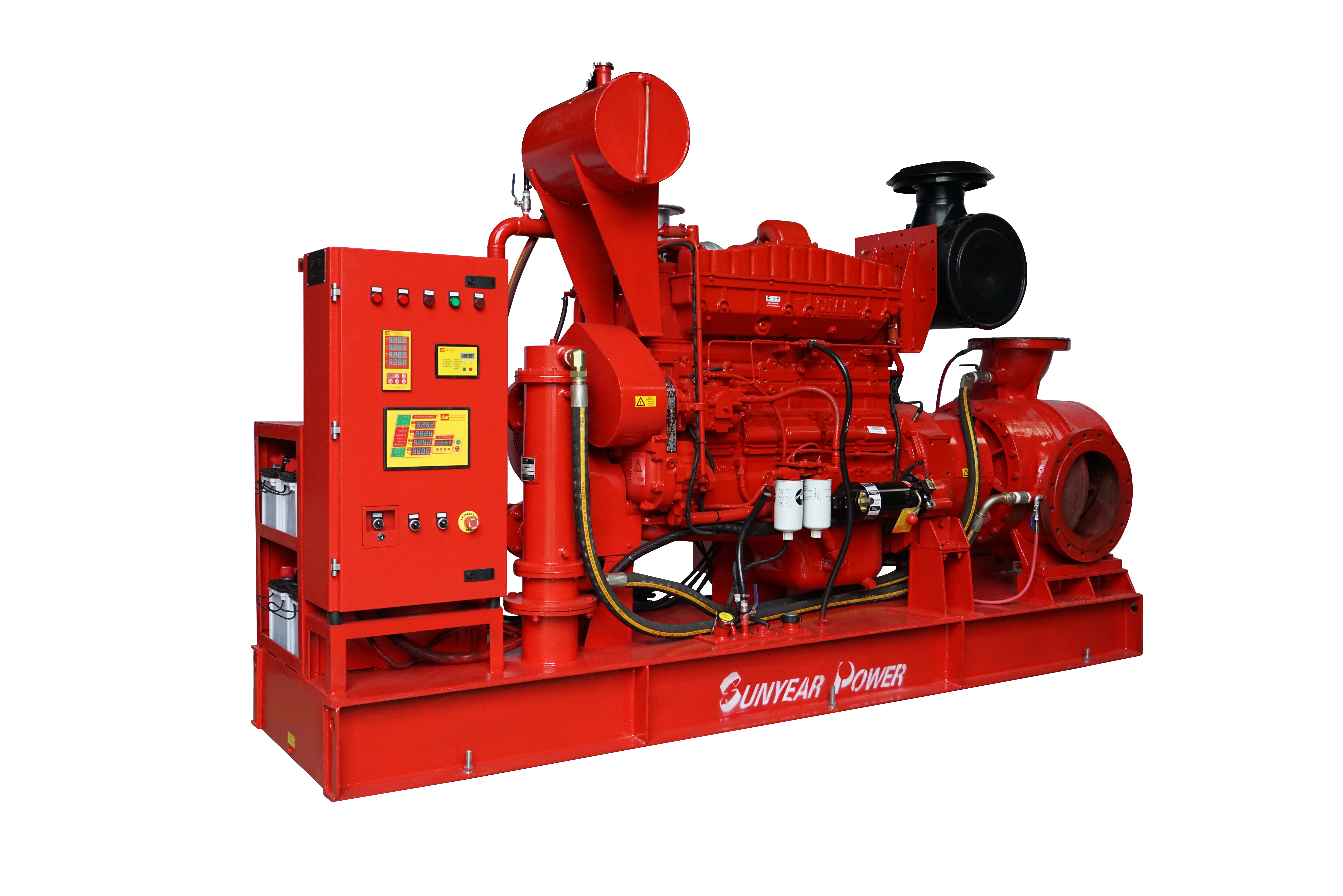 齊魯某煉油廠消防泵組項目陸續(xù)測試下線 齊魯某煉油廠消防泵組項目陸續(xù)測試下線