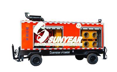 大流量排澇自吸移動泵車